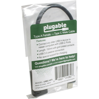 Plugable Usb C To Usb Adapter Cable