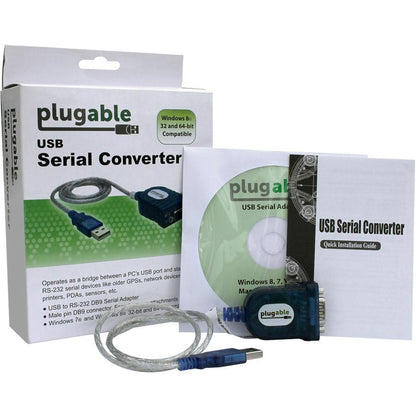 Plugable Usb To Serial Adapter Compatible With Windows, Mac, Linux