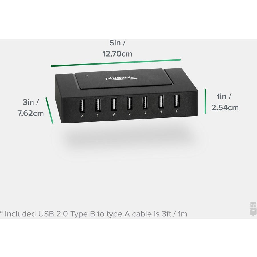 Plugable Usb2-Hub7Bc,Usb 2.0 Hub 60W Power Adapter