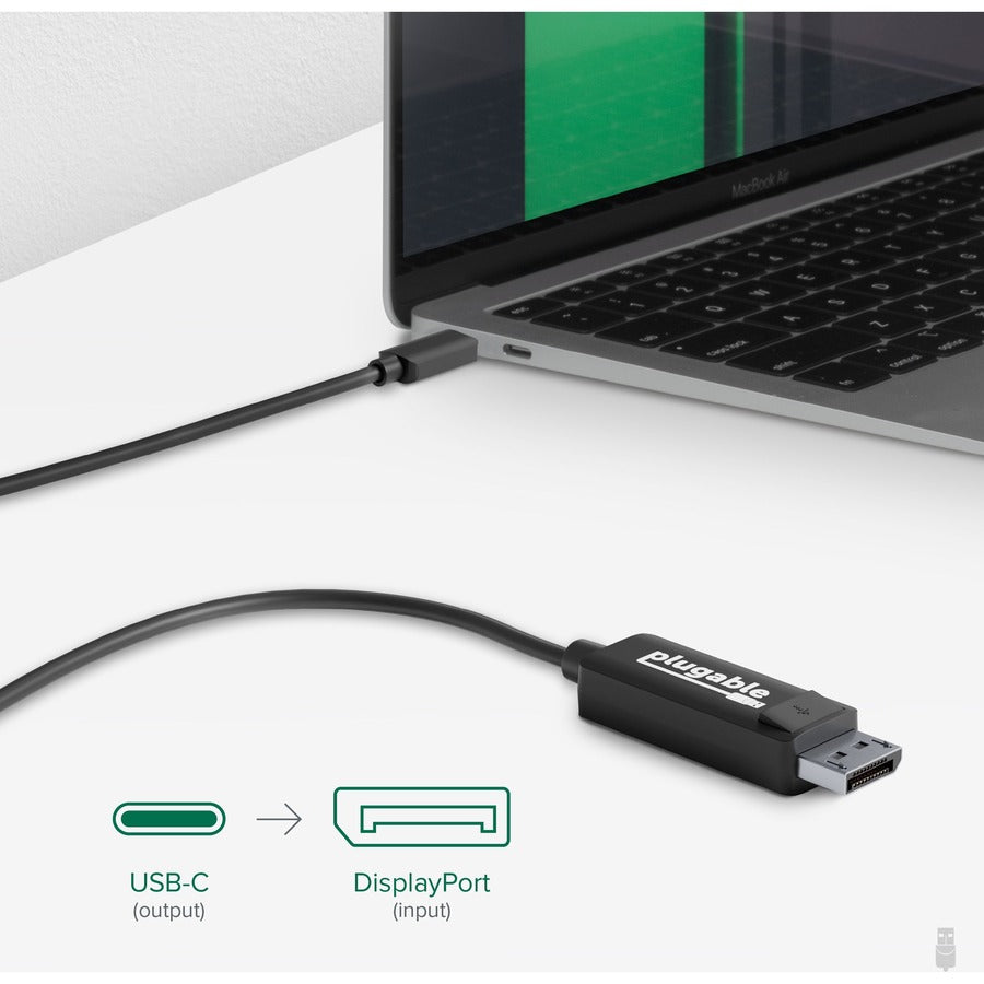 Plugable Usbc-Dp Usb C To Dp,Adapter - 6Ft