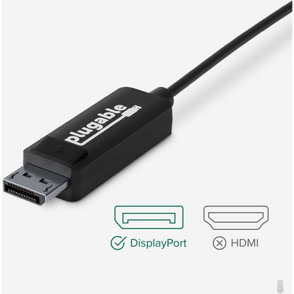 Plugable Usbc-Dp Usb C To Dp,Adapter - 6Ft