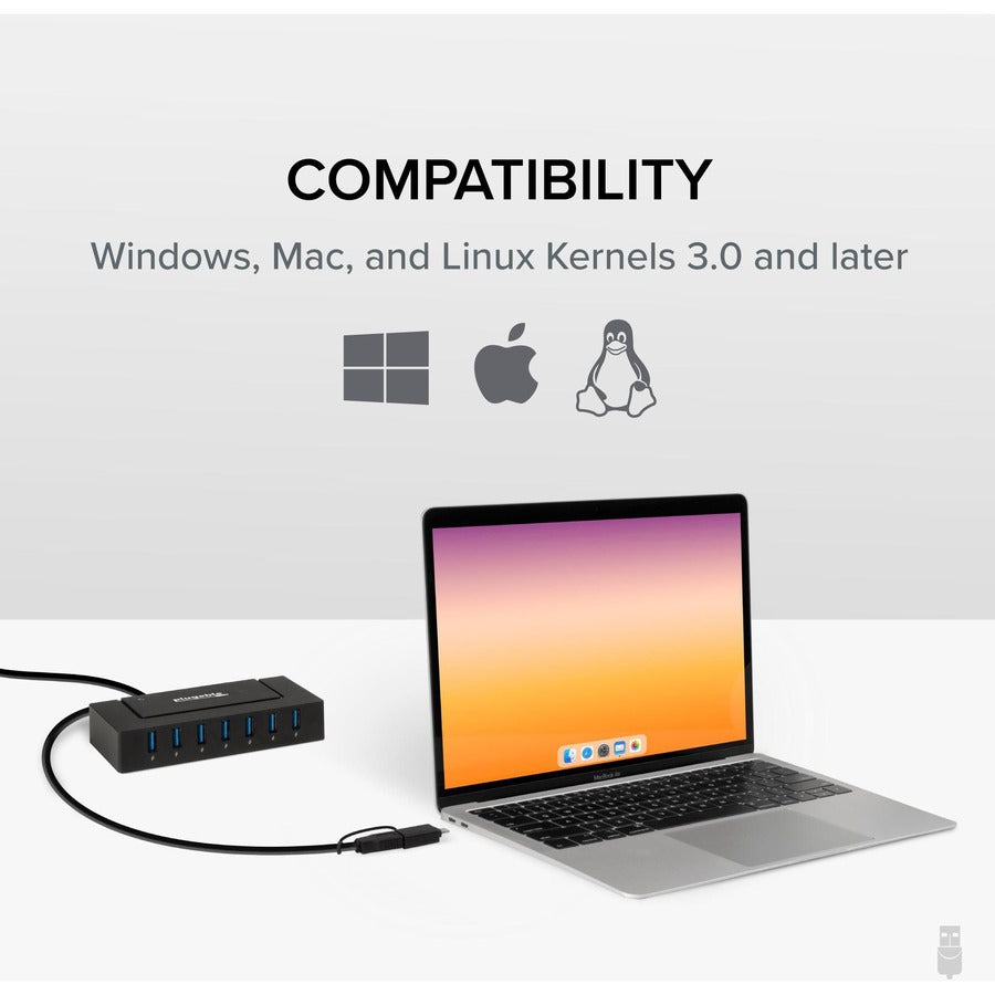 Plugable Usbc-Hub7Bc 7-In-1 Usb,Charging Hub