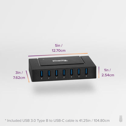 Plugable Usbc-Hub7Bc 7-In-1 Usb,Charging Hub