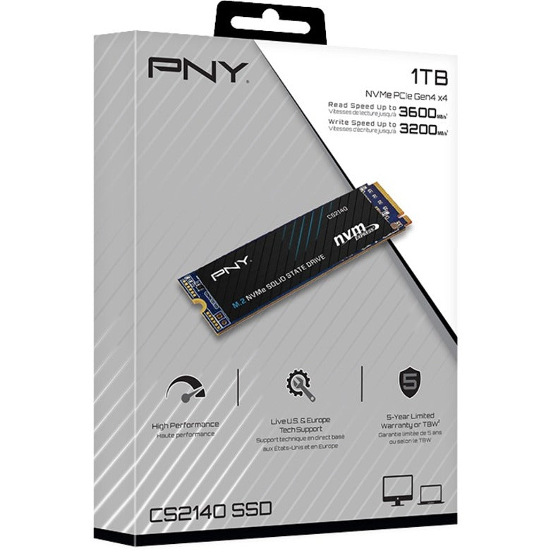 Pny Cs2140 1Tb M.2 Nvme,Internal Solid State Drive