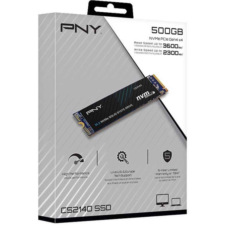 Pny Cs2140 500Gb M.2 Nvme,Internal Solid State Drive