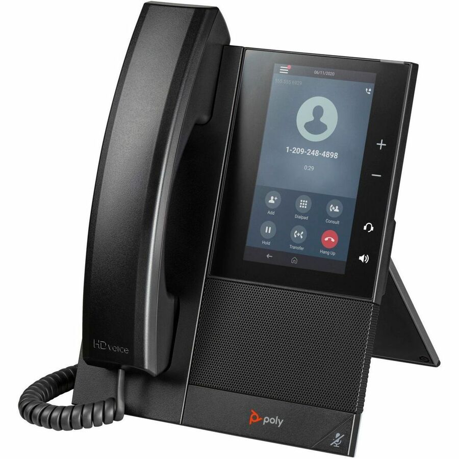 Poly CCX 500 IP Phone - Corded - Corded - Desktop - VoIP - 2 x Network ...