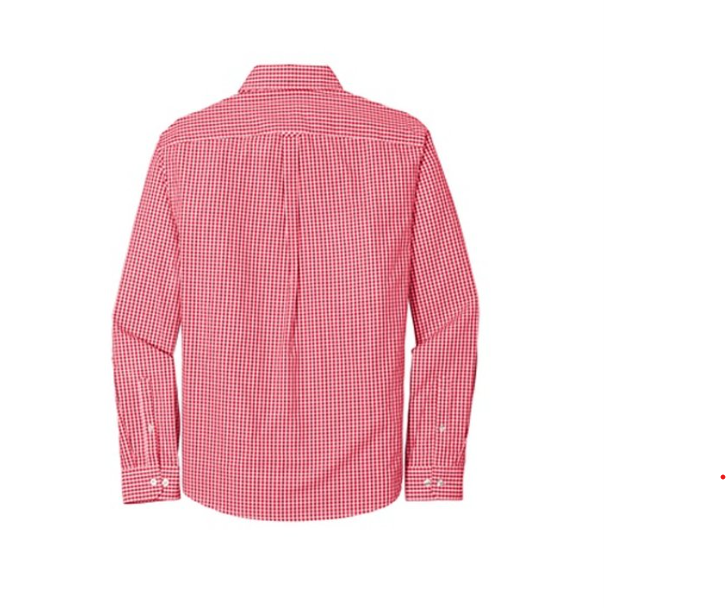 Port Authority® Broadcloth Gingham Shirt – Classic Pattern, Modern Fit, and All-Day Comfort