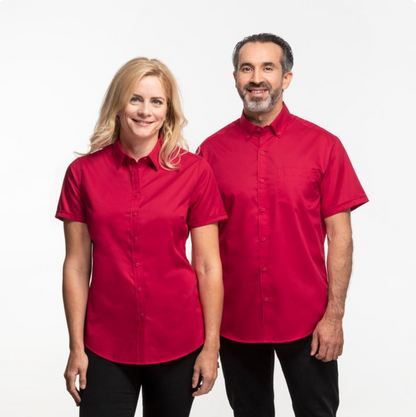 Port Authority® Ladies Short Sleeve SuperPro™ Twill Shirt – Wrinkle-Free, Polished, and Built to Last