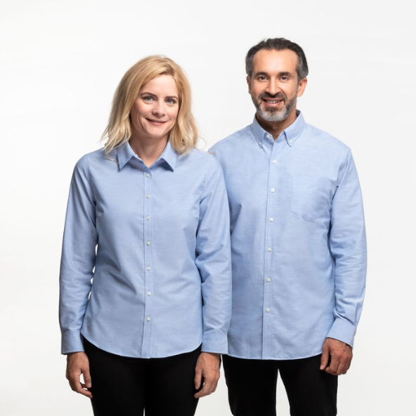 Port Authority® Ladies SuperPro™ Oxford Shirt – Timeless Elegance with Wrinkle-Free Performance