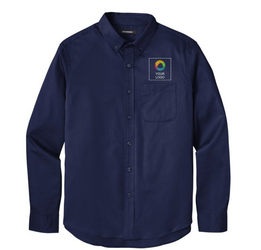 Port Authority® Long Sleeve SuperPro React™ Shirt – Wrinkle-Resistant, Stain-Fighting, and Always Polished