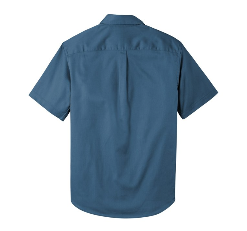 Port Authority® SuperPro React™ Short Sleeve Twill Shirt – Wrinkle-Free, Stain-Resistant, and Office-Ready