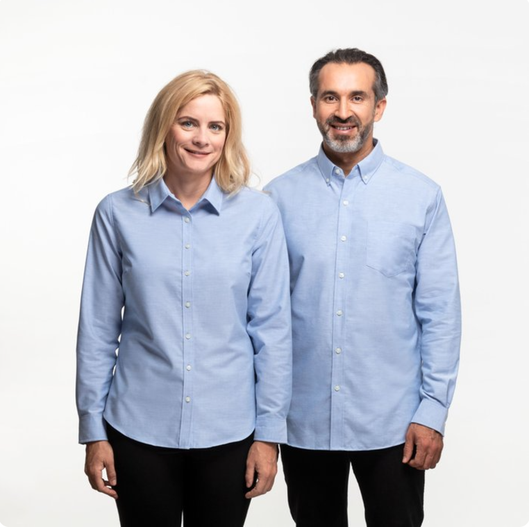 Port Authority® SuperPro™ Oxford Shirt with Chest Pocket – Classic Oxford Style, Wrinkle-Free Performance