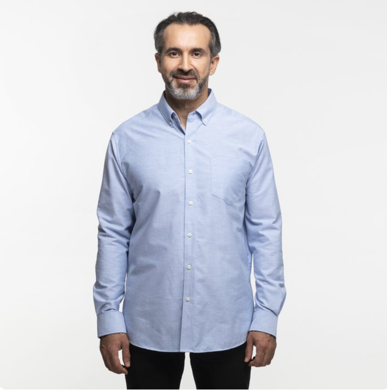 Port Authority® SuperPro™ Oxford Shirt with Chest Pocket – Classic Oxford Style, Wrinkle-Free Performance