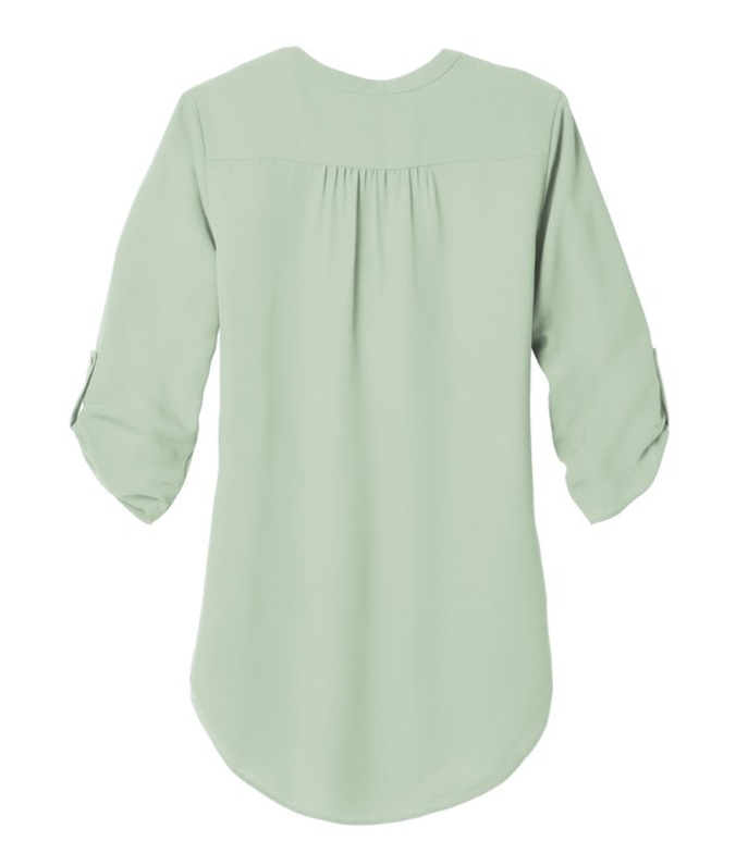 Port Authority® Women’s 3/4-Sleeve Tunic Blouse – Effortlessly Elegant with Everyday Comfort