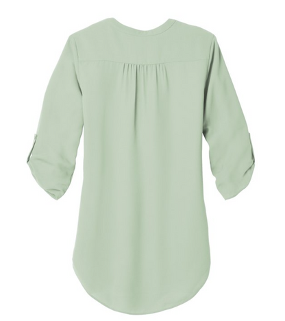 Port Authority® Women’s 3/4-Sleeve Tunic Blouse – Effortlessly Elegant with Everyday Comfort