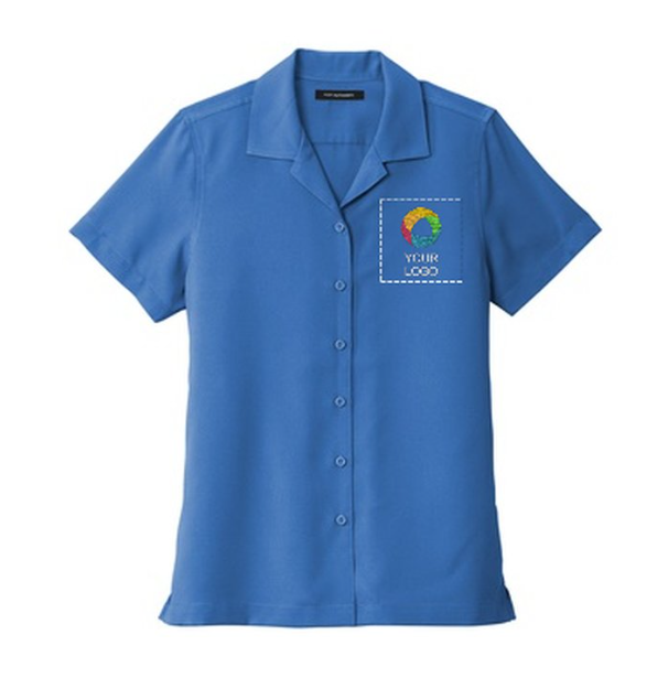 Port Authority® Women's Performance Short Sleeve Shirt – Sleek, Moisture-Wicking, and Ready for Action