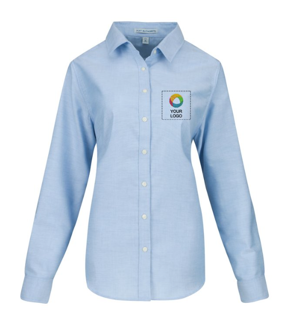 Port Authority® Women's SuperPro™ Oxford Shirt – Wrinkle-Free, Polished, and Professionally Stylish