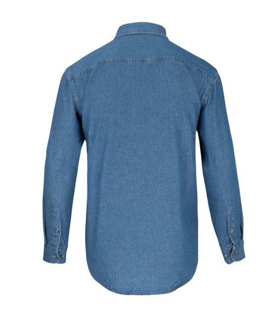 Port & Company® Long Sleeve Value Denim Shirt – Classic Denim Look with Everyday Affordability