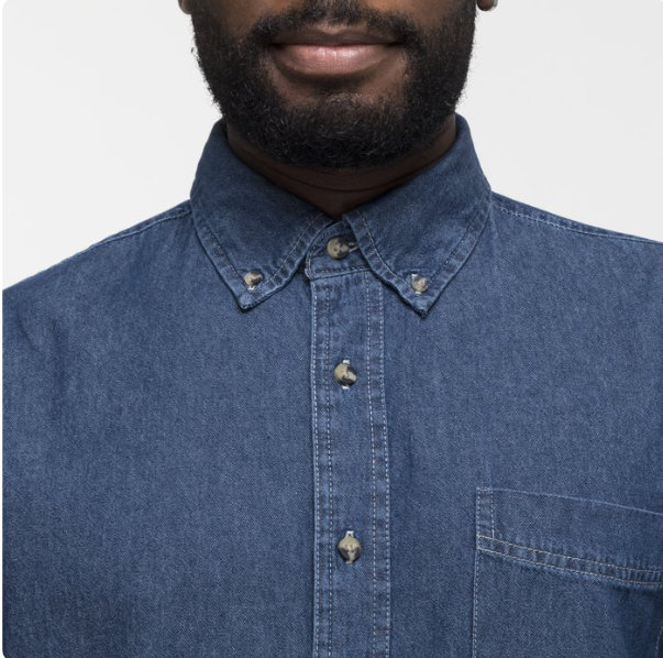 Port & Company® Long Sleeve Value Denim Shirt – Classic Denim Style with Everyday Comfort