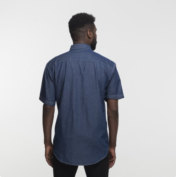 Port & Company® Short Sleeve Value Denim Shirt – Classic Denim Comfort with a Relaxed Fit