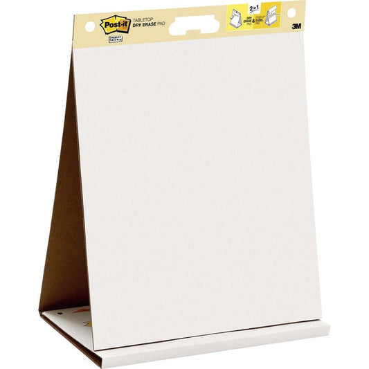 Post-It&Reg; Super Sticky Tabletop Easel Pad With Dry Erase Surface