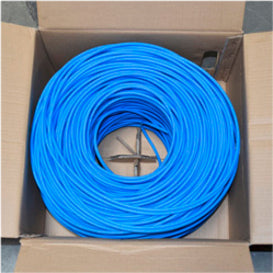 Premiertek Plenum Cmp Foil Cat6 1000Ft Copper Blue