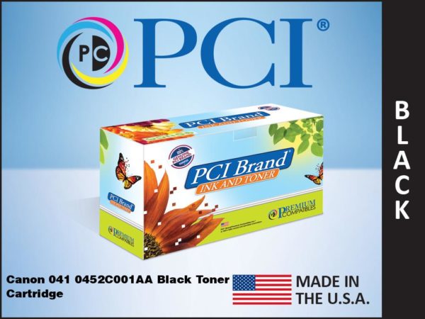 Premium Compatibles 0452C001Aa-Pci Laser Toner Cartridge - Alternative For Canon Crg-041, 0452C001, 041, Crg041, 0452C001Aa, 0452C001Ba - Black - 1 / Pack