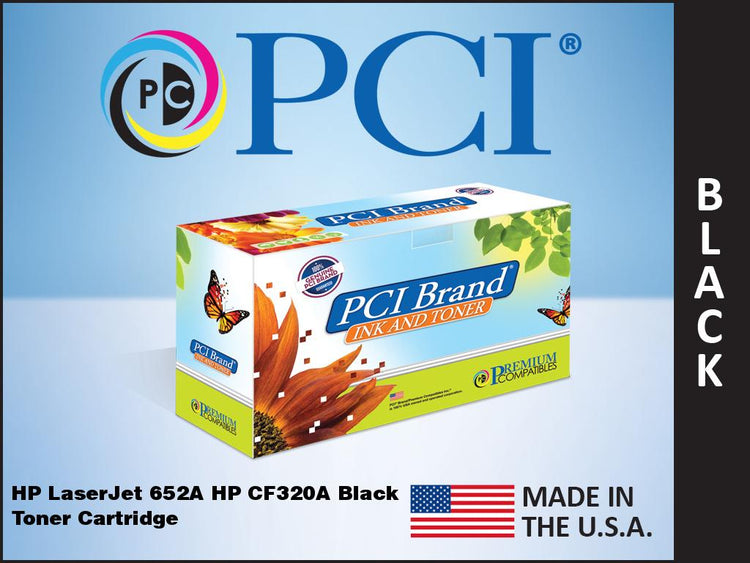 Premium Compatibles Cf320A-Pci Remanufactured Laser Toner Cartridge - Alternative For Hp Cf320A, 652A, Cf320A, 652A, Cf320, 652A - Black - 1 / Pack