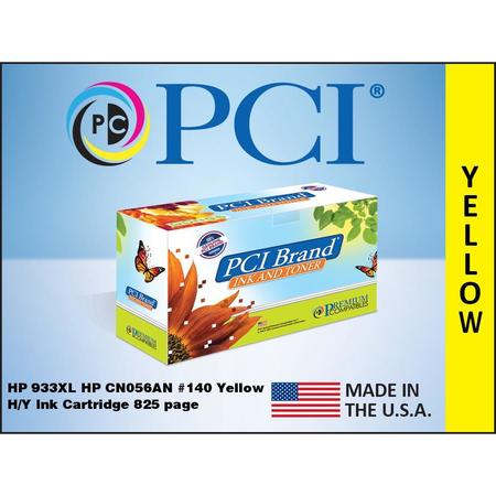 Premium Compatibles Cn056An-Pci Remanufactured High Yield Inkjet Ink Cartridge - Alternative For Hp Cn056A, 933Xl, Cn056An, 933Xl, Cn056An, 140, Cn056, 933Xl - Yellow - 1 / Pack