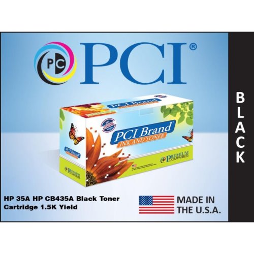 Premium Compatibles Laser Toner Cartridge - Alternative For Hp Cb435A - Black - 1 / Each