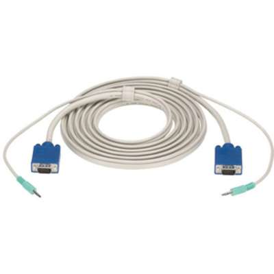 Premium Vga Cable With Audio - 5-Ft. (1.5-M)