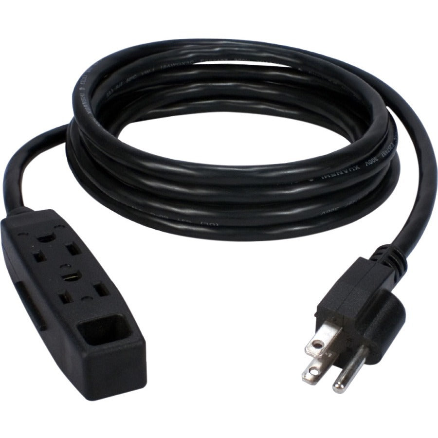 QVS 2-Pack 3-Outlet 3-Prong 10ft Power Extension Cord