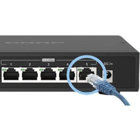 Qnap Qsw-1105-5T Network Switch Unmanaged Gigabit Ethernet (10/100/1000) Black