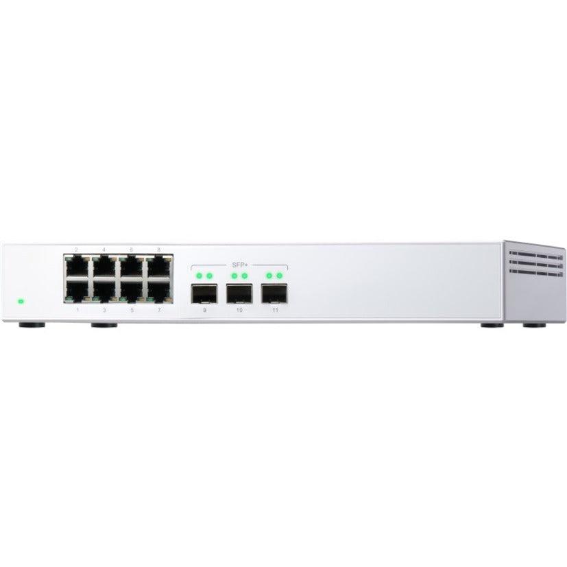 Qnap Qsw-308S Network Switch Unmanaged Gigabit Ethernet (10/100/1000) White