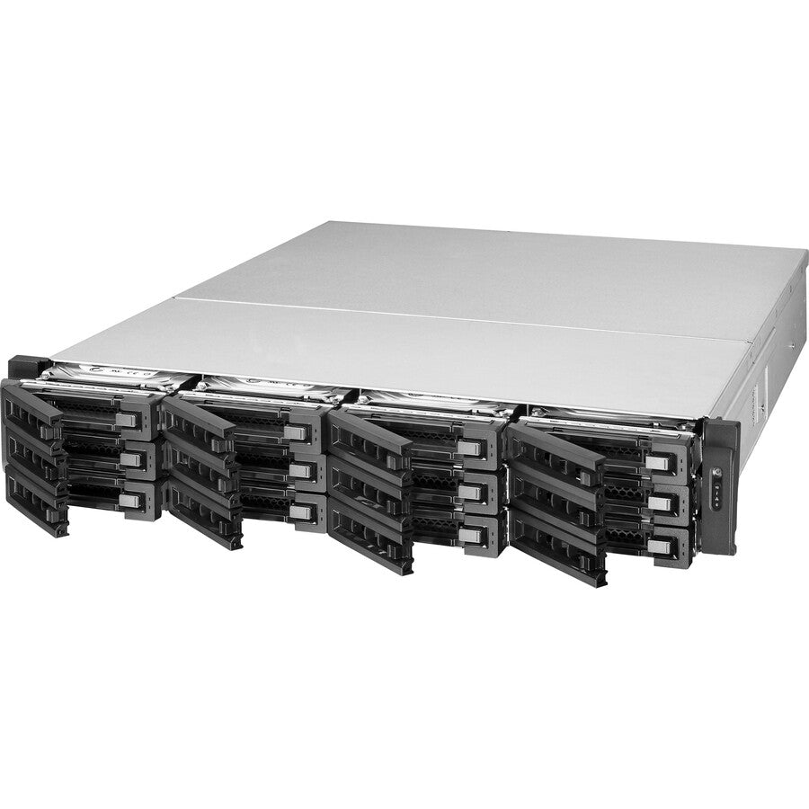 Qnap Tes-1885U Nas Rack (2U) Ethernet Lan Aluminium, Black D-1521