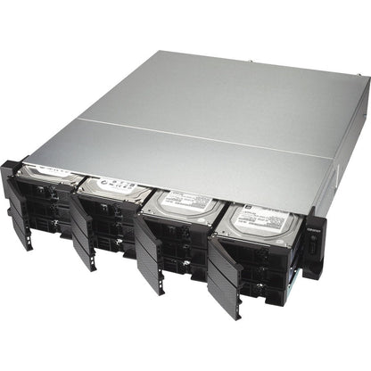 Qnap Ts-1232Xu Nas Rack (2U) Ethernet Lan Aluminium, Black Alpine Al-324