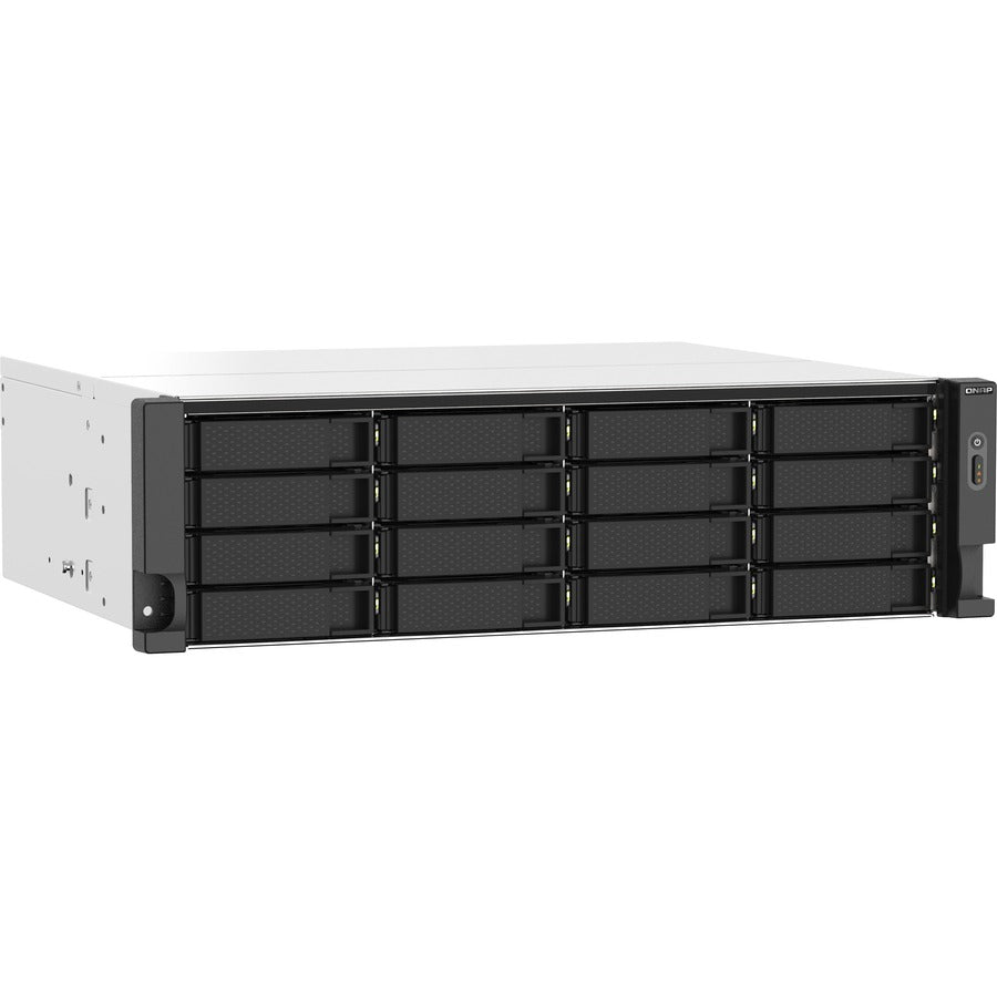 Qnap Ts-1673Au-Rp-16G Nas/Storage Server Rack (3U) Ethernet Lan Black, Grey V1500B
