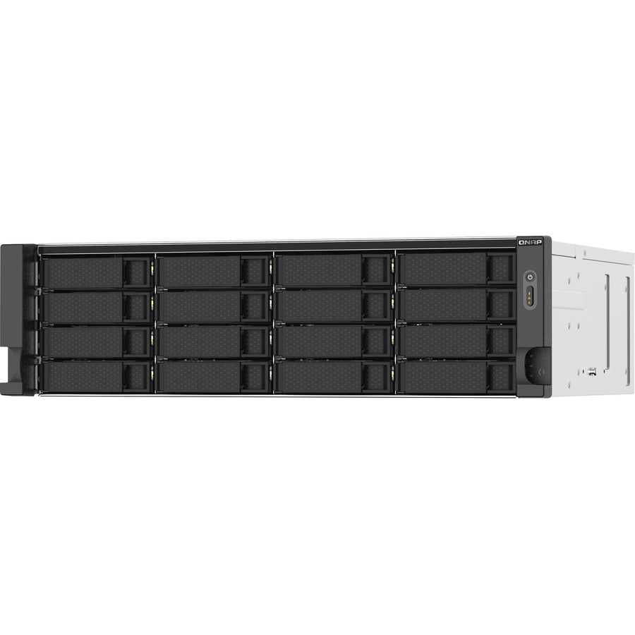 Qnap Ts-1673Au-Rp-16G Nas/Storage Server Rack (3U) Ethernet Lan Black, Grey V1500B