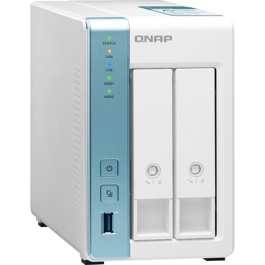 Qnap Ts-231K-Us Annapurnalabs Alpine Al214 1.7Ghz/ 1Gb Ddr3/ 2-Bay Nas For Reliable Home And Personal Cloud Storage