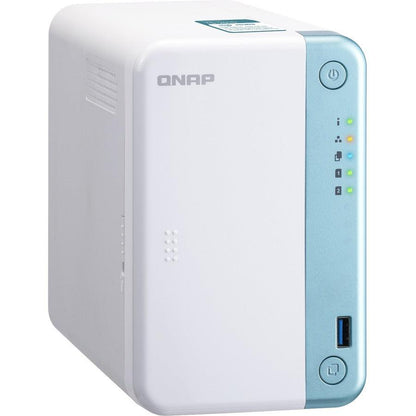 Qnap Ts-251D Nas Tower Ethernet Lan Blue, White J4005