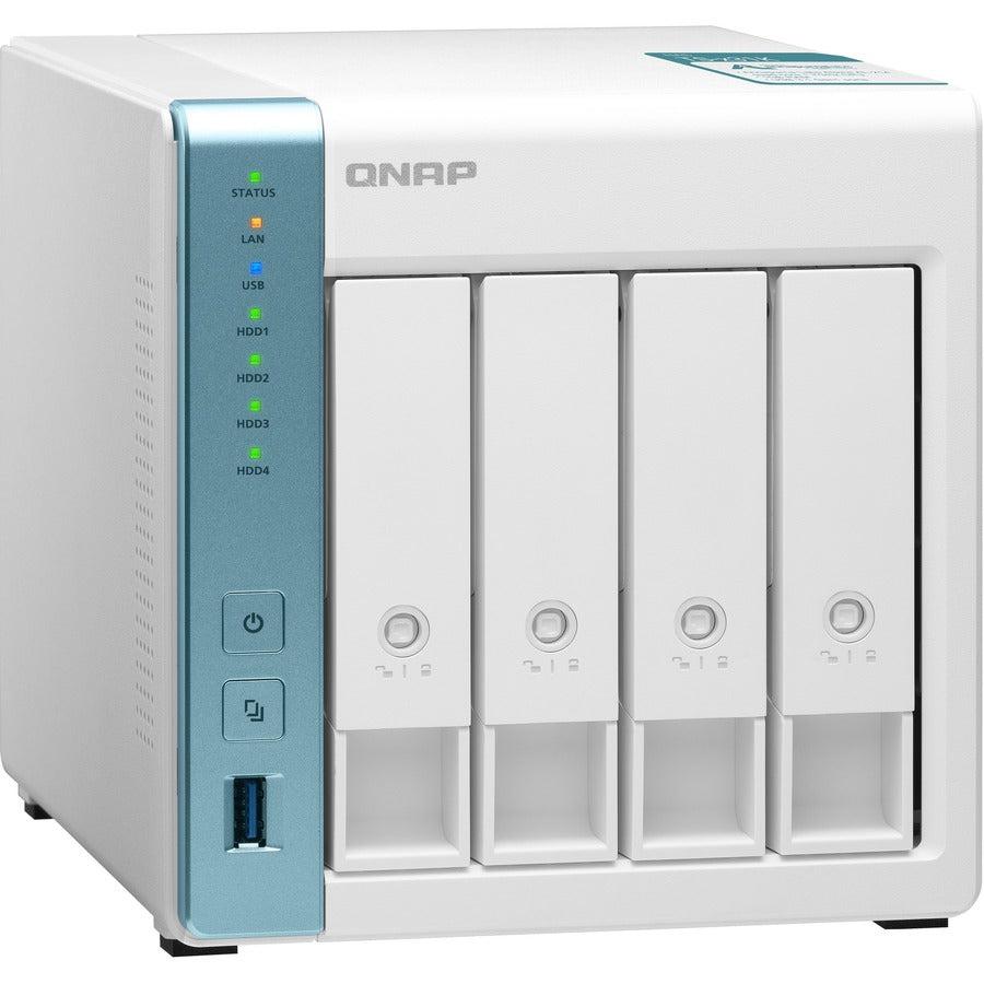 Qnap Ts-431K-Us Annapurna Labs Al-214 4-Core 1.7Ghz 4-Bay Desktop Nas For Home & Soho