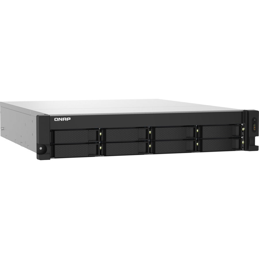Qnap Ts-832Pxu-Rp Nas Rack (2U) Ethernet Lan Aluminium, Black Al324