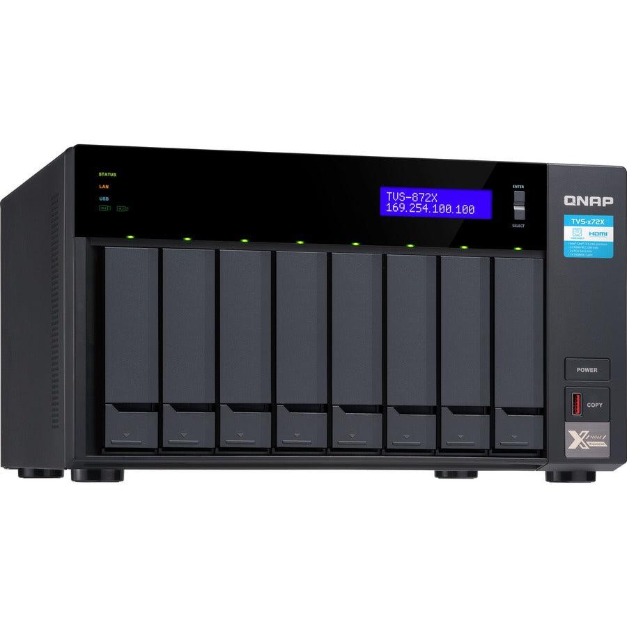 Qnap Tvs-872X Nas Tower Ethernet Lan Anthracite I5-8400T