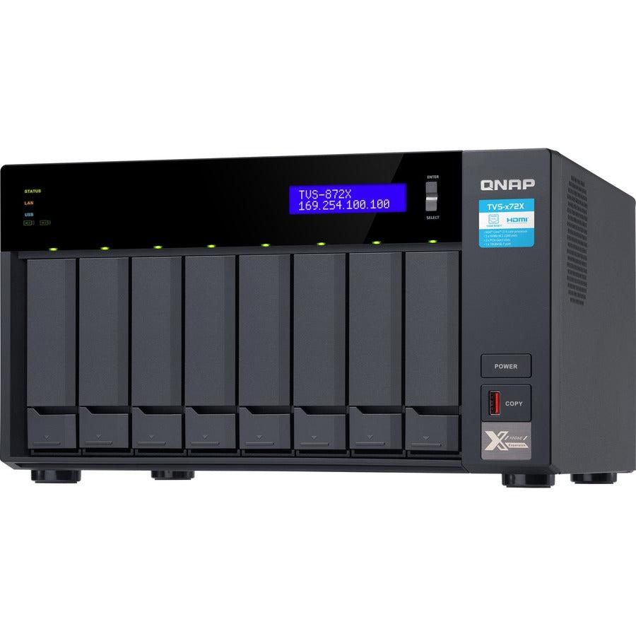 Qnap Tvs-872X Nas Tower Ethernet Lan Anthracite I5-8400T