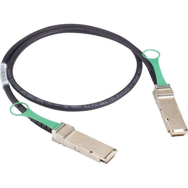 Qsfp+ 40-Gbps Direct Attach Cable (Dac) - Cisco Qsfp-H40G-Cu1M Compatible, Black