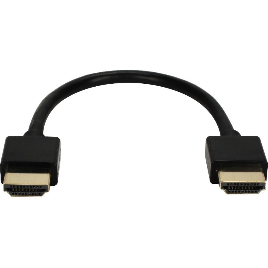 Qvs 0.5Ft High Speed Hdmi Ultrahd 4K With Ethernet Thin Flexible Cable