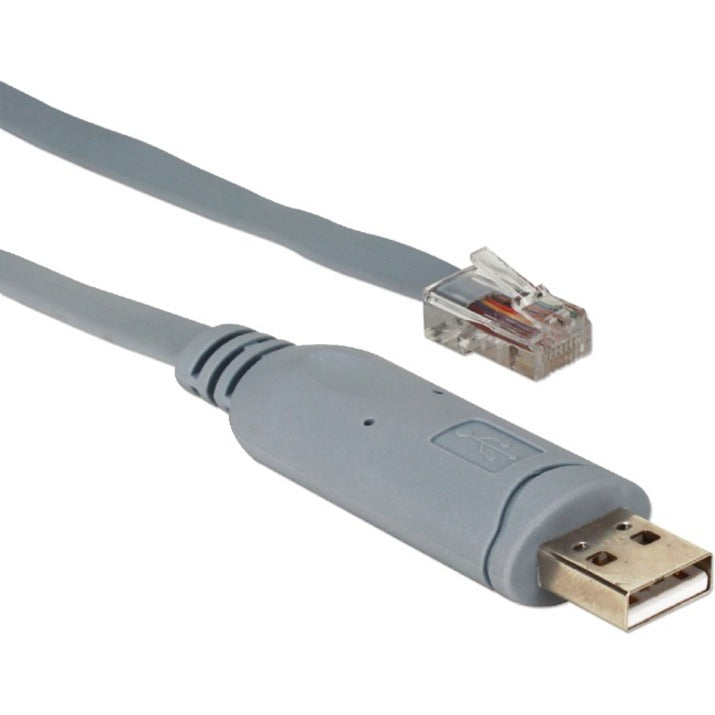 Qvs 10Ft Usb To Rj45 Cisco Rs232 Serial Rollover Cable