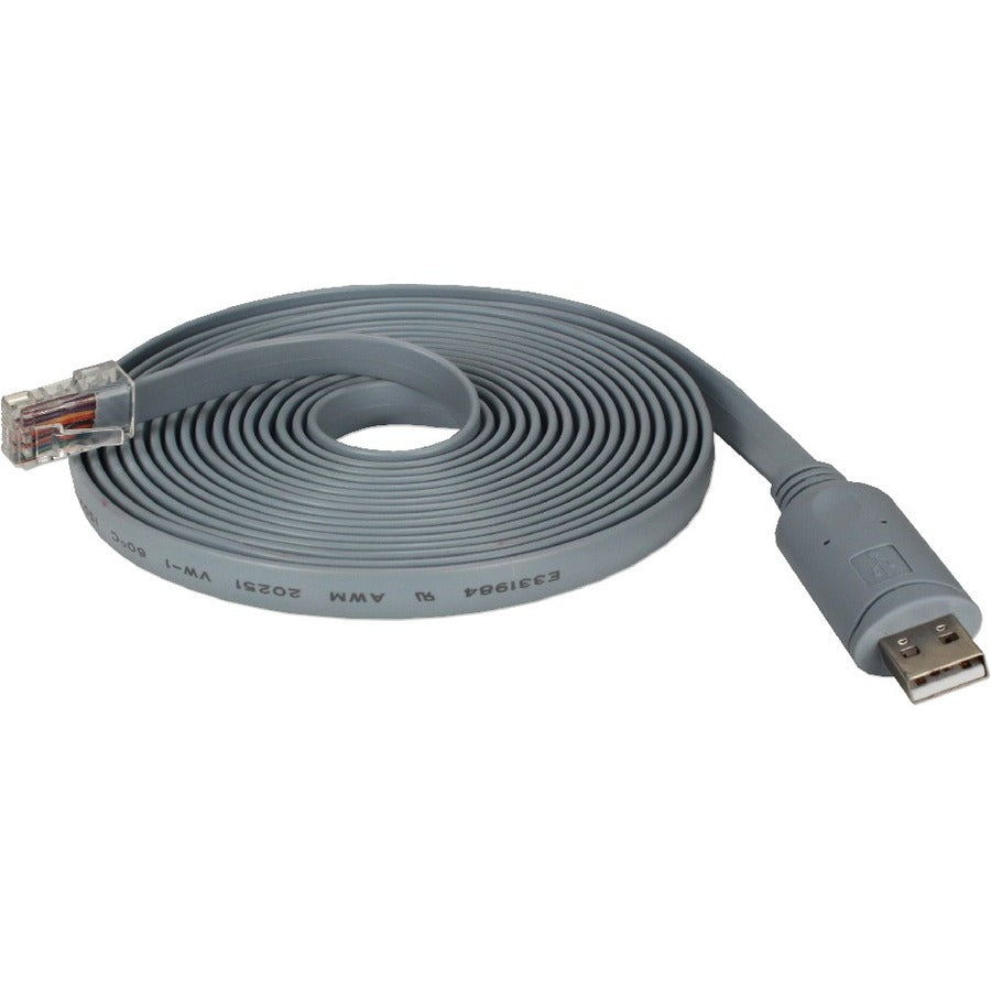 Qvs 10Ft Usb To Rj45 Cisco Rs232 Serial Rollover Cable