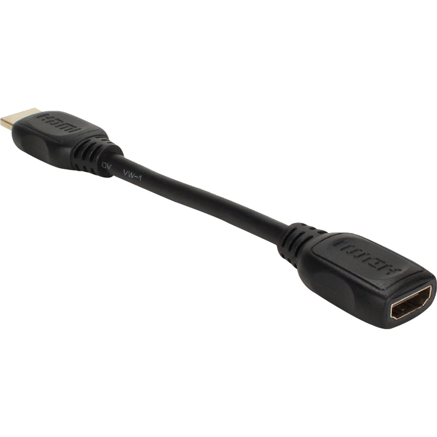 Qvs 1Ft High Speed Hdmi Ultrahd 4K With Ethernet Flex Extension Cable