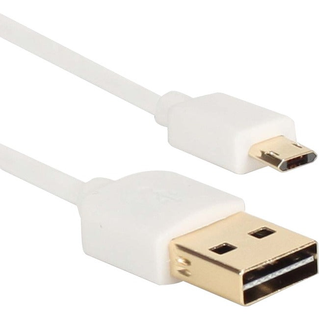 Qvs Premium Sync/Charging Usb/Micro-Usb Data Transfer Cable Qp2218R-3W